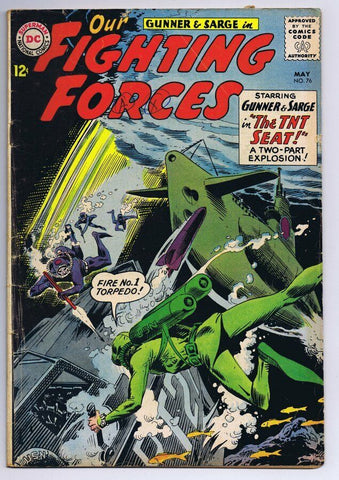 Our Fighting Forces #76 ORIGINAL Vintage 1963 DC Comics 