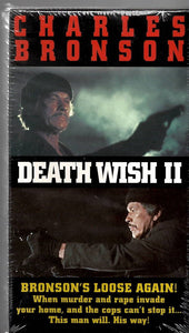 Death Wish II SEALED VINTAGE VHS Cassette Charles Bronson