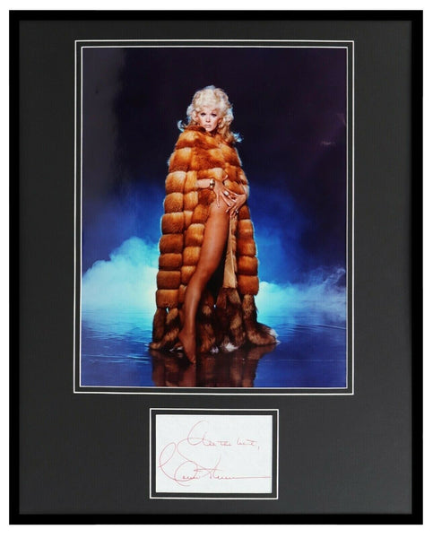 Connie Stevens Signed Framed 16x20 Photo Display JSA 