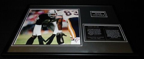 Mike Haynes 12x18 Framed Photo Display Raiders