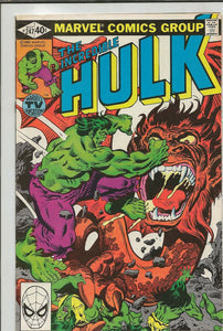 Incredible Hulk #247 VINTAGE 1980 Marvel Comics 