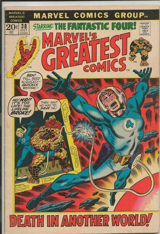 Marvel's Greatest Comics #38 VINTAGE 1973 Reprints Fantastic Four 51