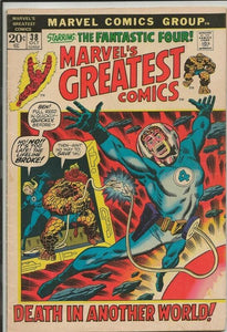 Marvel's Greatest Comics #38 VINTAGE 1973 Reprints Fantastic Four 51