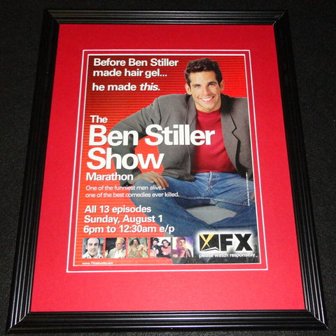 The Ben Stiller Show 1998 FX Framed 11x14 ORIGINAL Advertisement