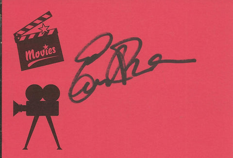 Earl Boen Signed Index Card Terminator GI Joe The Movie Pryde of the X-Men