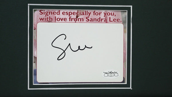 Sandra Lee Signed Framed 16x20 Photo Display JSA Food Network