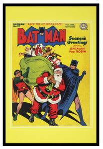 Batman #27 Santa Claus DC Comics Framed 12x18 Official Repro Cover Display