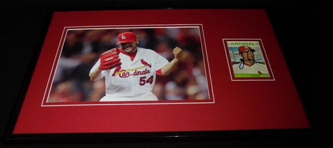 Jaime Garcia Signed Framed 11x17 Photo Display Cardinals