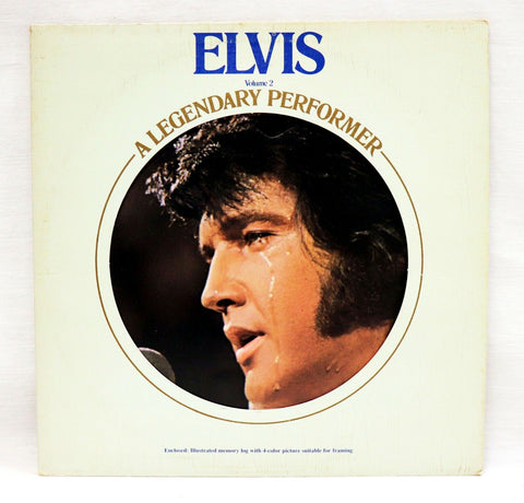 VINTAGE 1976 Elvis Presley Legendary Performer Vol 2 Vinyl Record Album CPL11349