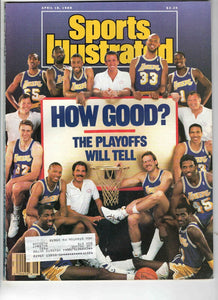 Apr 18 1988 Sports Illustrated Magazine LA Lakers Magic Johnson Kareem