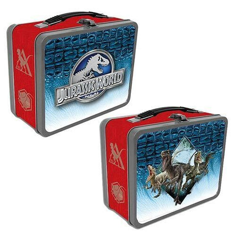 BRAND NEW 2021 Tin Totes Jurassic World Raptors Metal Lunch Box 