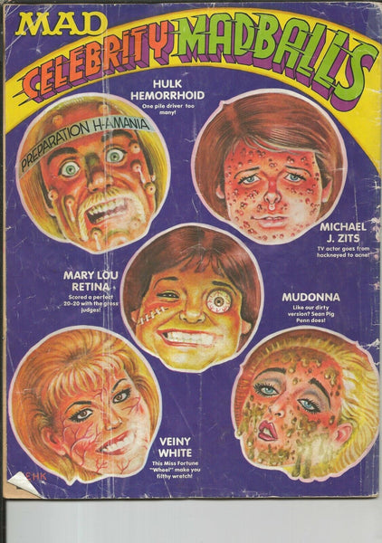 VINTAGE March 1987 Mad Magazine #269 Mad Headroom Madballs Madonna Michael J Fox