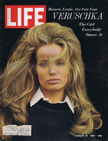 ORIGINAL Vintage Life Magazine August 18 1967 Veruschka