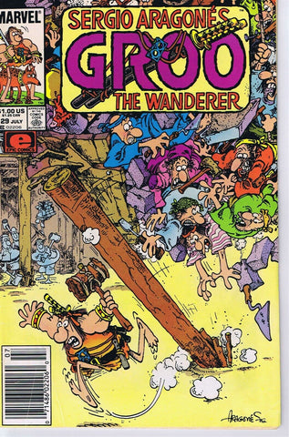 Groo the Wanderer #29 ORIGINAL Vintage 1987 Marvel Comics 