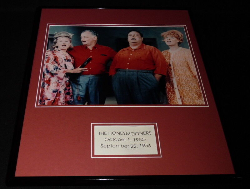 The Honeymooners Cast 16x20 Framed Photo Display Jackie Gleason