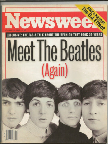 ORIGINAL Vintage October 23 1995 Newsweek Magazine Beatles No Label