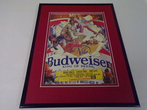 1985 Jewel of the Nile Budweiser Beer Framed 11x14 ORIGINAL Advertisement