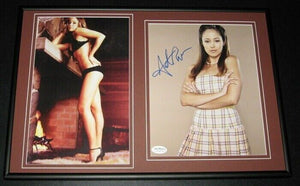 Autumn Reeser Lingerie Signed Framed 12x18 Photo Display JSA 