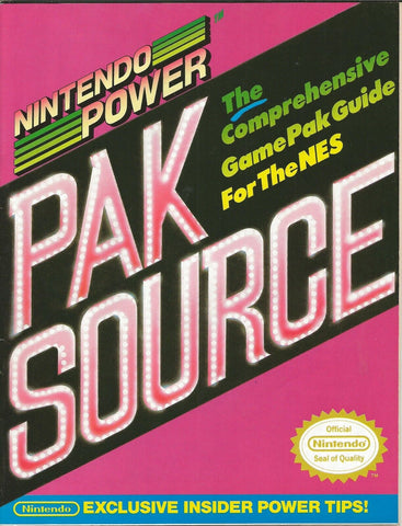 ORIGINAL Vintage 1990 Nintendo Power Pak Source Magazine Book