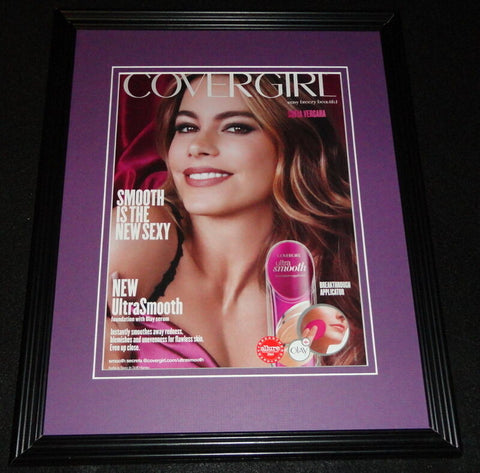 Sofia Vergara 2015 Covergirl Foundation 11x14 Framed ORIGINAL Advertisement