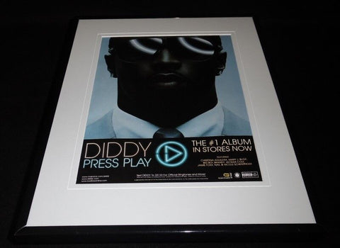 P Diddy 2007 Press Play 11x14 Framed ORIGINAL Vintage Advertisement 