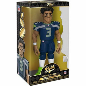 NEW SEALED 2021 Funko Gold NFL Seahawks Russell Wilson 12" Action Figure  