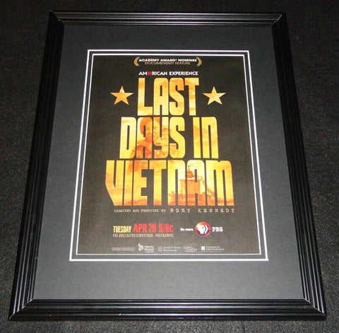 Last Days in Vietnam Framed 11x14 ORIGINAL Advertisement PBS Rory Kennedy