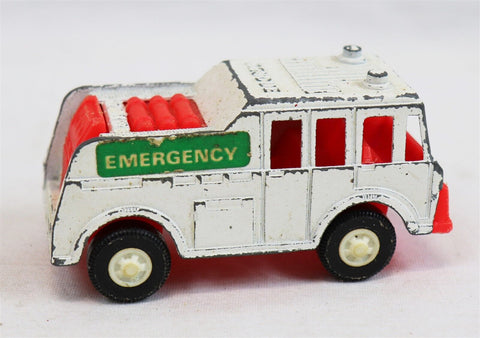 ORIGINAL Vintage 1970 Tootsie Emergency 3" Die Cast Truck