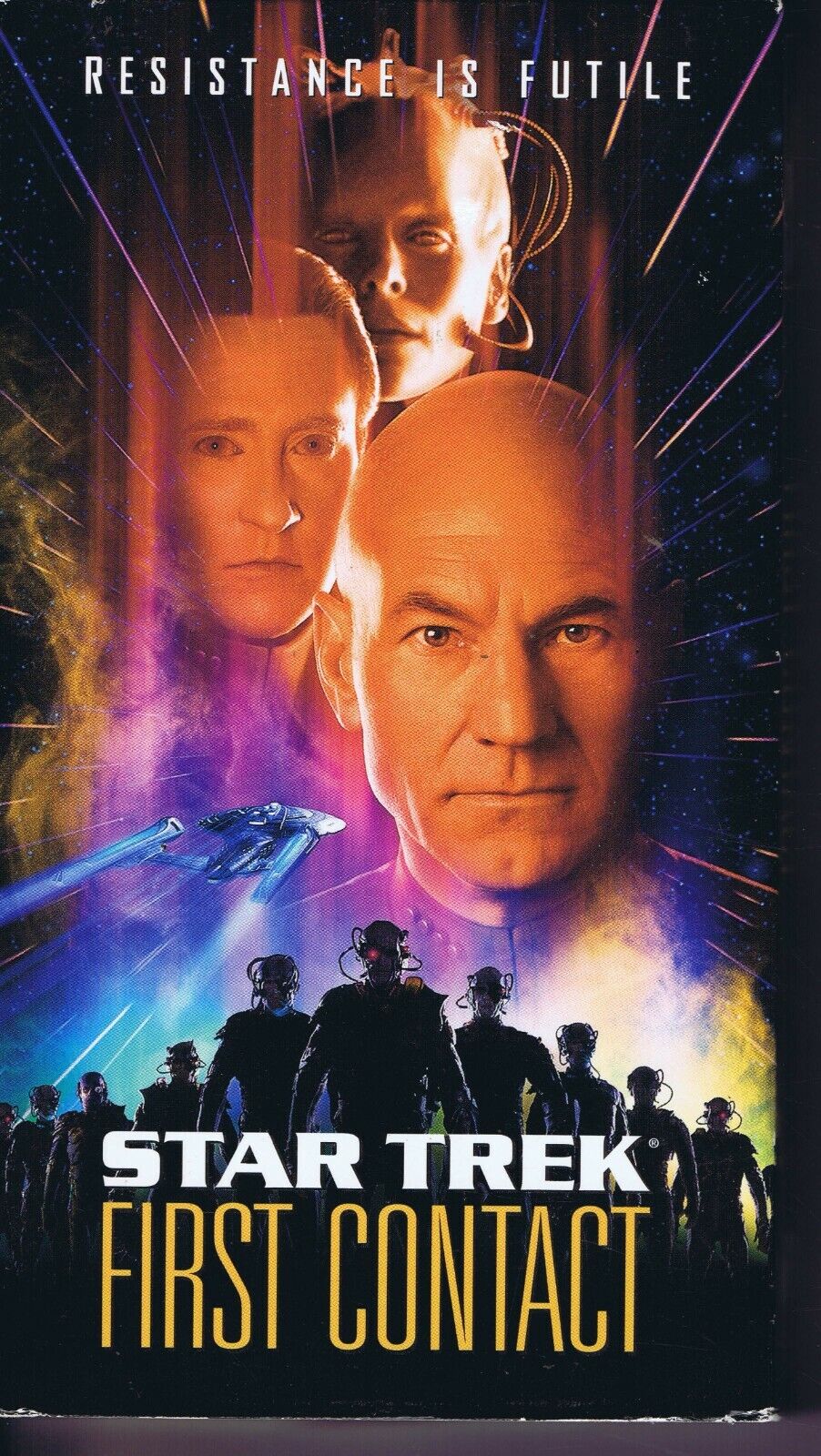 Star Trek First Contact VINTAGE VHS Cassette Patrick Stewart