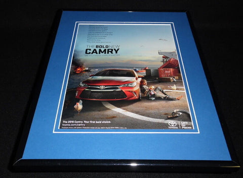 2015 Toyota Camry Framed 11x14 ORIGINAL Vintage Advertisement 