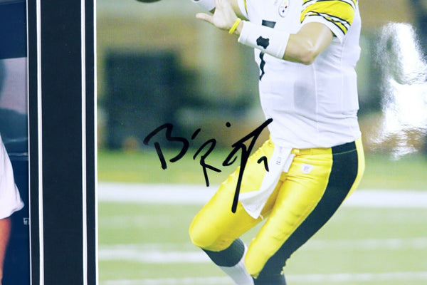 Ben Roethlisberger Signed Framed 18x24 Photo Set Steelers Super Bowl