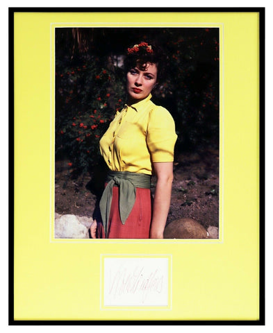 Viveca Lindfors Signed Framed 16x20 Photo Display 