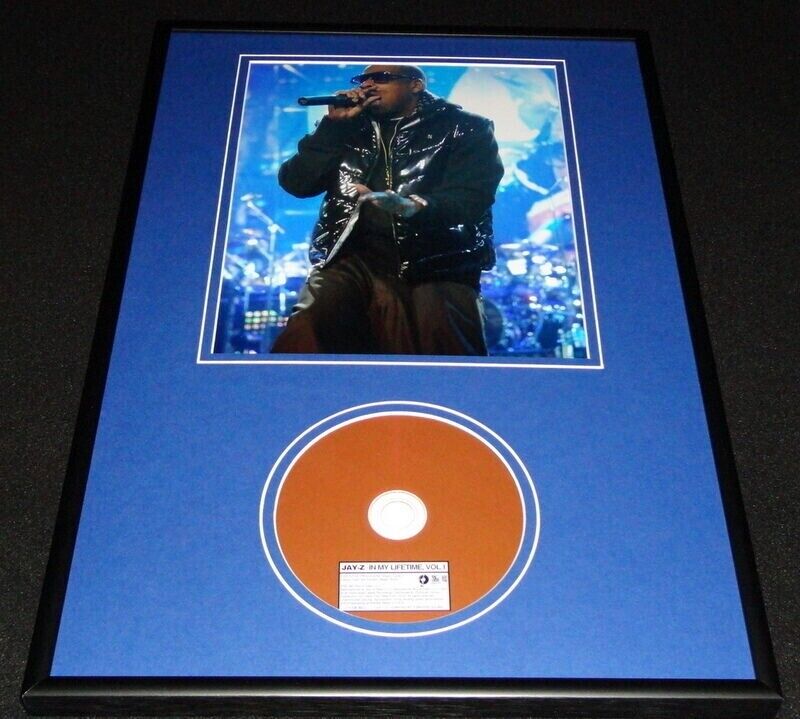 Jay Z 1997 In My Lifetime Vol 1 Framed 12x18 CD & Photo Display