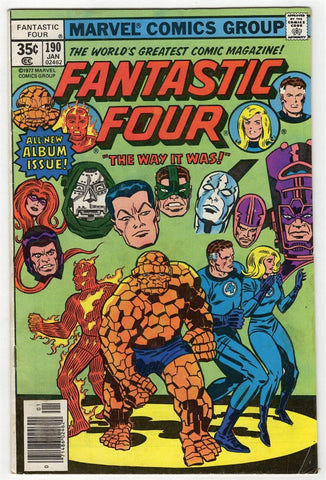 Fantastic Four #190 ORIGINAL Vintage 1978 Marvel Comics Sub Mariner