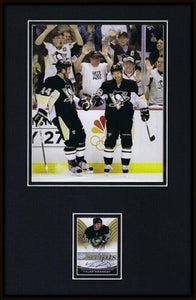 Tyler Kennedy Stanley Cup Signed Framed 11x17 Photo Display UDA Penguins