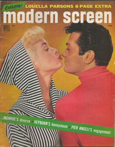 ORIGINAL Vintage January 1955 Modern Screen Magazine Janet Leigh Tony Curtis