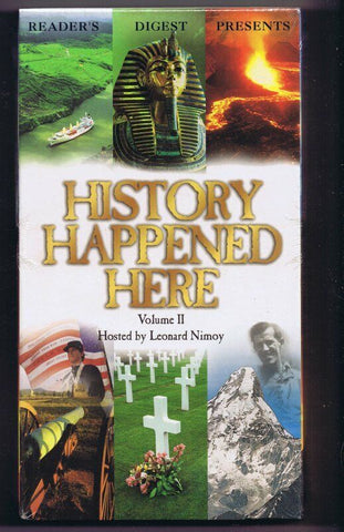 History Happened Here Vol. 2 VINTAGE VHS Cassette 