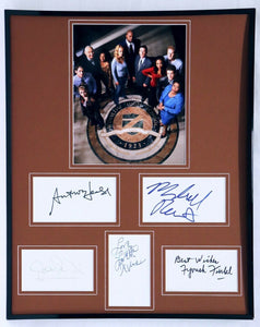 Boston Public Cast Signed Framed 16x20 Photo Display AW