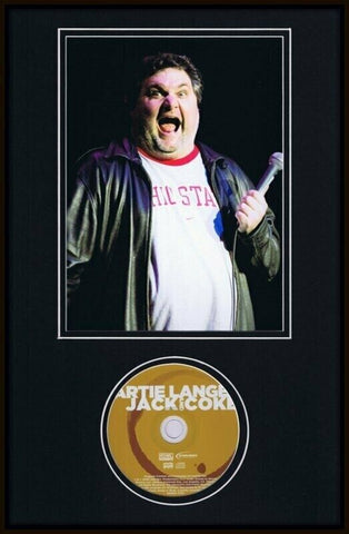 Artie Lange Framed 11x17 Jack and Coke CD & Photo Display