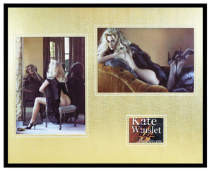 Kate Winslet Signed Framed 16x20 Lingerie Photo Set Titanic