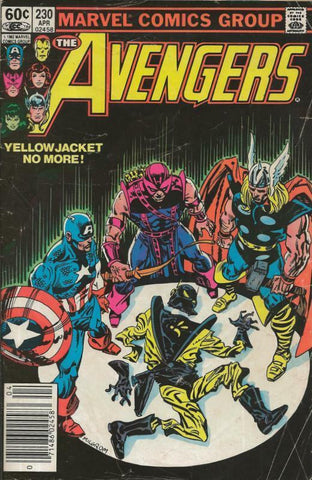 Avengers #230 ORIGINAL Vintage 1983 Marvel Comics Newsstand Yellowjacket No More