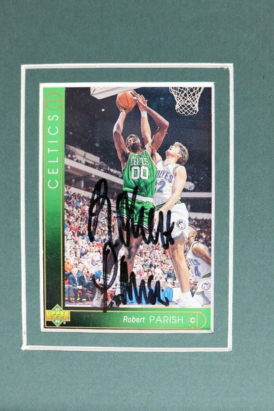 Robert Parish Signed Framed 16x20 Photo Poster Display Celtics The Chief