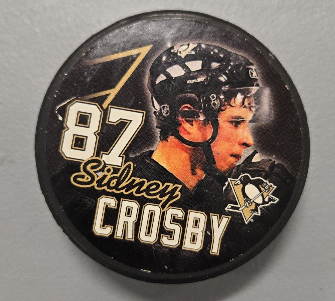 Sidney Crosby Playerpuck Photo Hockey Puck