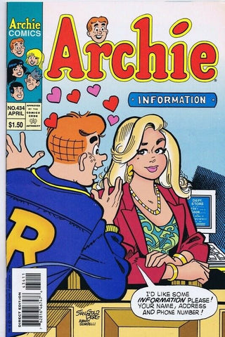 Archie #434 ORIGINAL Vintage 1995 Archie Comics GGA 