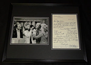 Bill Macy Signed Framed 16x20 Letter & Photo Display on Maude Letterhead