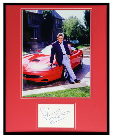 Jay Leno Signed Framed 16x20 Sketch & Photo Display Tonight Show