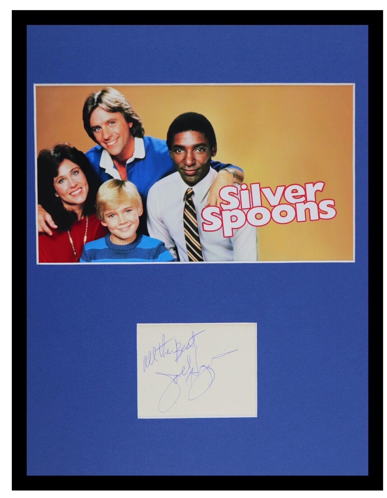 Joel Higgins Signed Framed 11x14 Photo Display AW Silver Spoons