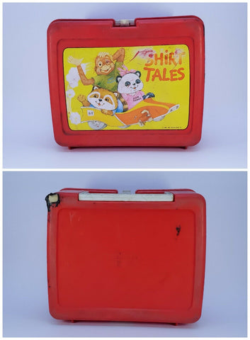 ORIGINAL Vintage 1981 Hallmark Shirt Tales Plastic Lunch Box 