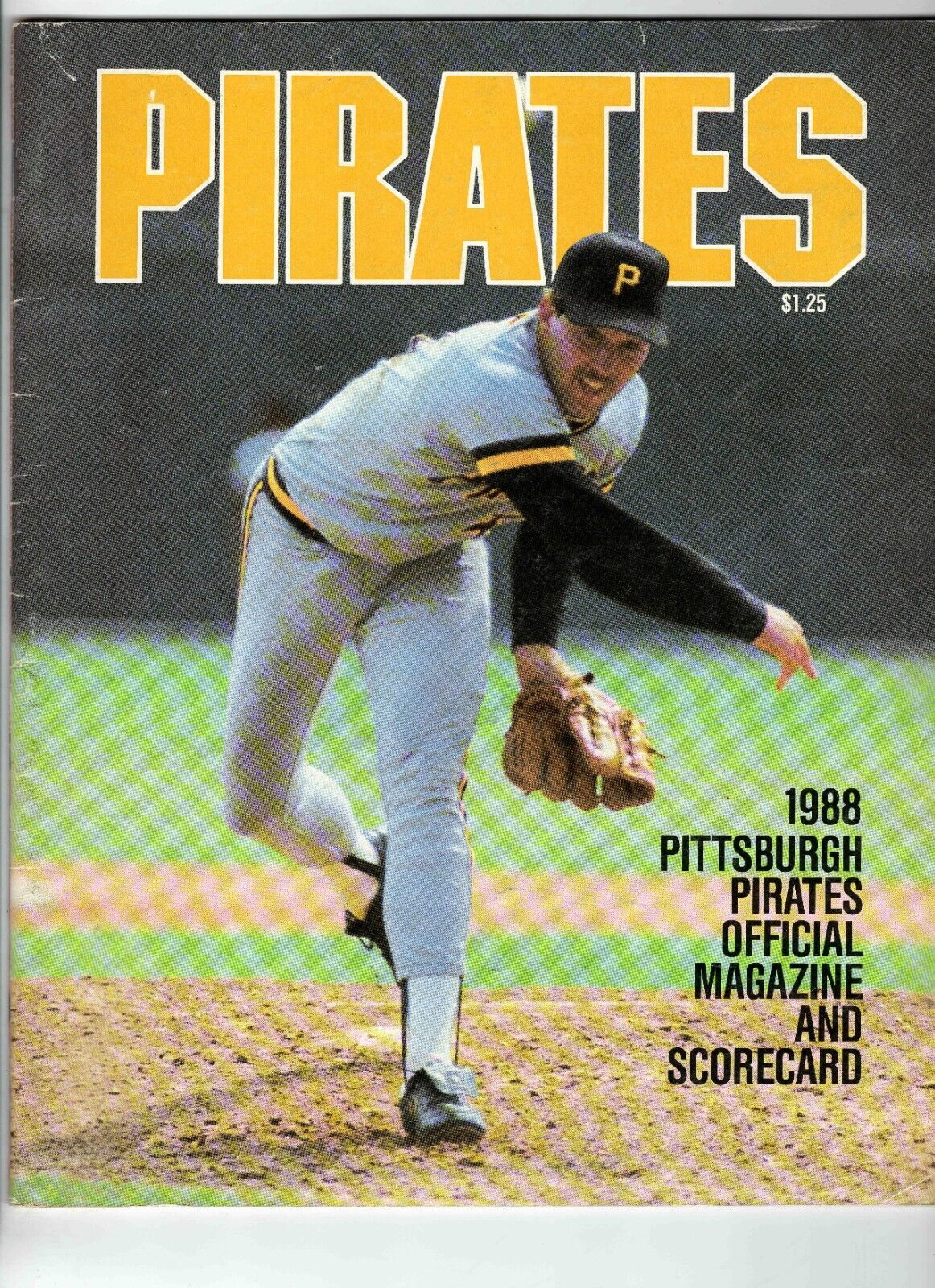 1988 Montreal Expos @ Pittsburgh Pirates Program Scorebook Mike Dunne Bonds