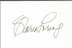 Gloria Loring Signed 3x5 Index Card Days of Our Lives